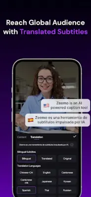 Zeemo AI Captions & Subtitles android App screenshot 4